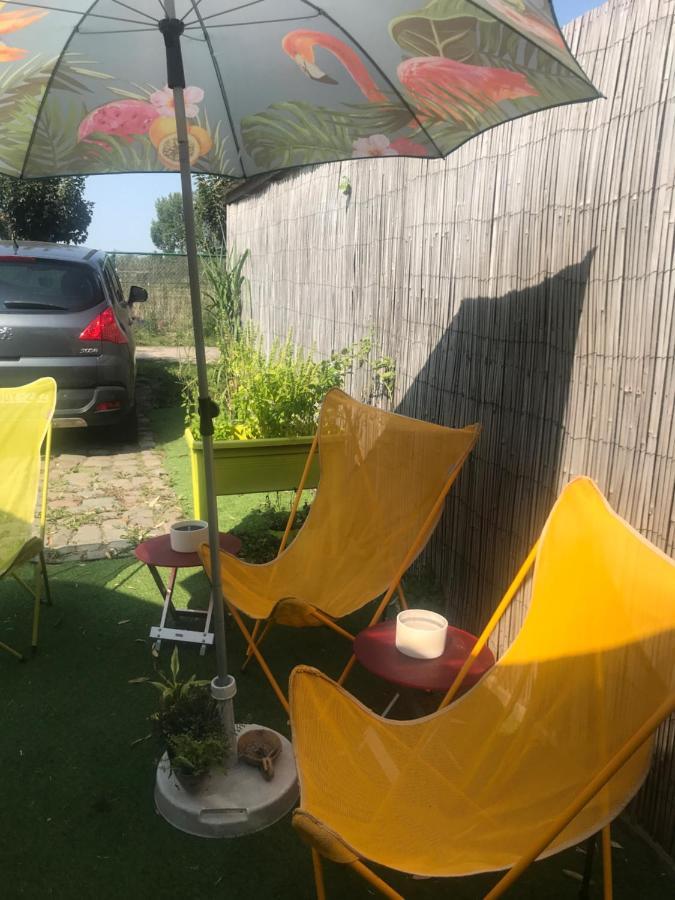 Gardencaravan Near Ghent In Green Area Экстерьер фото